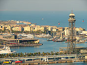 barcelona cable car tower